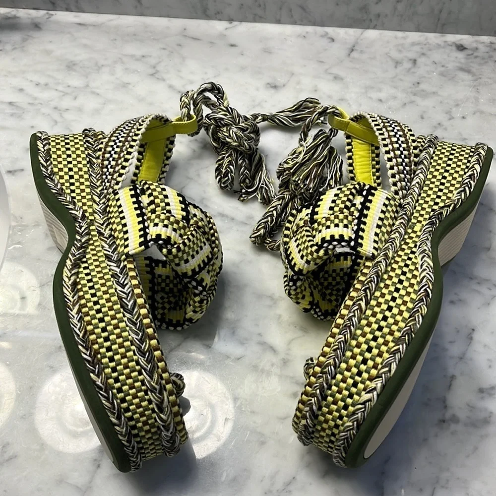 Free People Amambaih Gabriela Wrap Sandals in Size 39 EU Size 9 US NEW